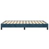 vidaXL Cadre de lit sans matelas bleu fonc&eacute; 120x190 cm velours