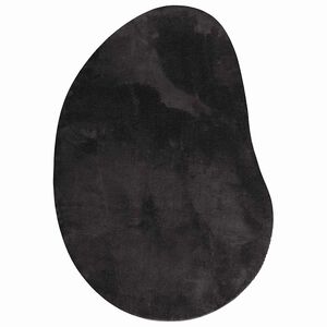 vidaXL Tapis de surface HUARTE Noir 100 x 200 cm Polyester