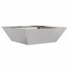 vidaXL Cache-pot de jardin 5 pcs Argent 50 x 50 x 15 cm