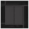 vidaXL Braise Noir 80 x 80 x 40 cm Acier