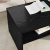 vidaXL Table basse Ch&ecirc;ne noir 60 x 50 x 40 cm Bois d'ing&eacute;nierie