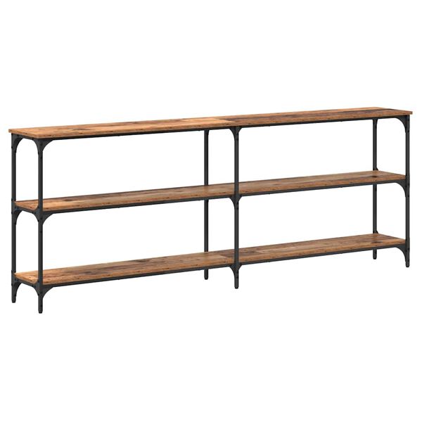 vidaXL Table console Bois Ancien 200 x 29 x 75 cm