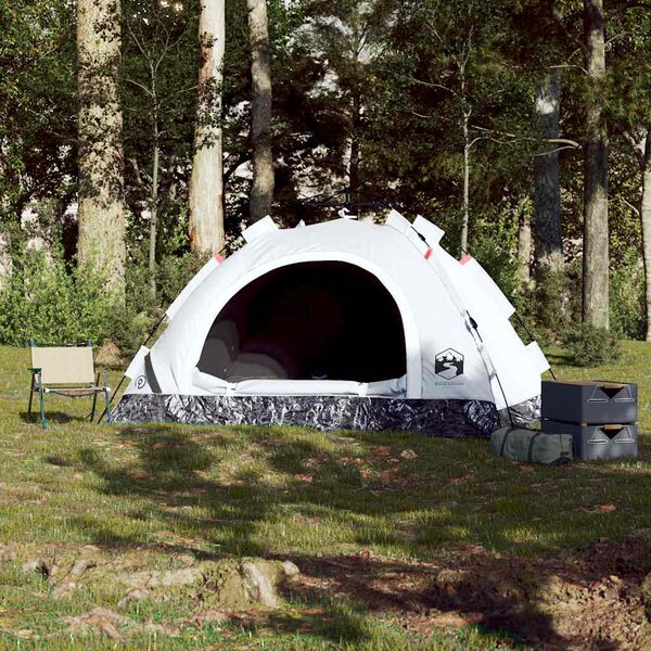 vidaXL Tente de camping 3 personnes tissu occultant libération rapide