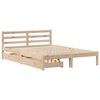 vidaXL Cadre de lit sans matelas 120x190 cm bois de pin massif