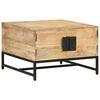 vidaXL Table basse 67x67x45 cm Bois de manguier massif