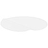vidaXL Protecteur de table mat &Oslash; 80 cm 1,6 mm PVC