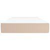 vidaXL Matelas de lit &agrave; ressorts ensach&eacute;s fermet&eacute; moyenne Cappuccino 100x200x20 cm