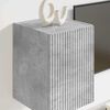 vidaXL Meuble TV mural B&eacute;ton 30 x 31 x 40 cm Bois d'ing&eacute;nierie