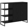 vidaXL Meuble d'appoint Ch&ecirc;ne noir 96,5 x 30 x 75 cm Bois d'ing&eacute;nierie