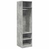 vidaXL Garde-robe Gris b&eacute;ton 50x50x200 cm Bois d'ing&eacute;nierie