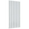 vidaXL Panneaux de toiture 36 pcs Acier galvanis&eacute; Anthracite 80x36 cm