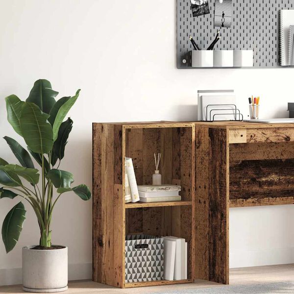 vidaXL Biblioth&egrave;que vieux bois 40x30x77 cm bois d'ing&eacute;nierie