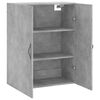 vidaXL Armoire murale gris b&eacute;ton 69,5x34x90 cm bois d'ing&eacute;nierie