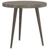 vidaXL Ensemble de tables d'appoint 3 pcs Gris MDF et fer