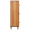 vidaXL Haut Armoire Naturel 40 x 33 x 110 cm Bois de mangue massif