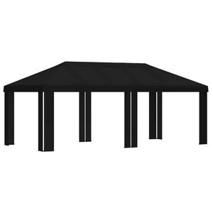 vidaXL Housse de Gazebo 6 x 3 m Noir Polyester 190