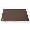 vidaXL Bâche de camping marron 366x306 cm imperméable