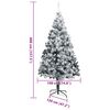 vidaXL Sapin de No&euml;l artificiel pr&eacute;-&eacute;clair&eacute; Vert 400 cm PVC