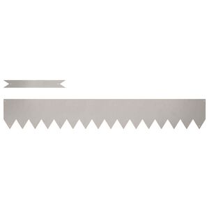 vidaXL Bordure de Pelouse 10 pcs Marron 100 x 0.05 x 20 cm