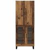 vidaXL Haut Armoire 2 pcs Bois Ancien 69,5 x 34 x 180 cm