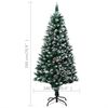 vidaXL Arbre de No&euml;l artificiel avec LED/boules pommes de pin 180cm