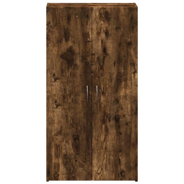vidaXL Armoire de classement ch&ecirc;ne fum&eacute; 60x32x115 cm bois d'ing&eacute;nierie