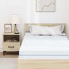 vidaXL Matelas Blanc 90 x 200 cm Tissu jacquard