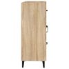 vidaXL Buffet ch&ecirc;ne sonoma 69,5x34x90 cm bois d'ing&eacute;nierie