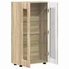 vidaXL Buffet Ch&ecirc;ne Sonoma 55,5 x 29 x 103 cm Bois d'ing&eacute;nierie