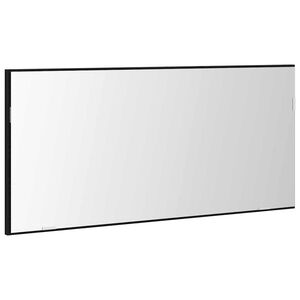 vidaXL Miroir Ch&ecirc;ne noir 80 x 37 cm Verre et Bois Ing&eacute;nierie