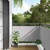 vidaXL Écran d'intimité de balcon gris 500x120 cm PVC