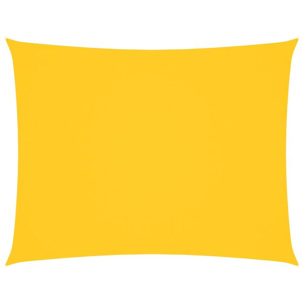 vidaXL Voile de parasol tissu oxford rectangulaire 2x4 m jaune