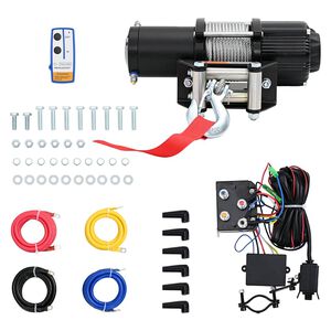 vidaXL Treuil &eacute;lectrique 12 V 4500 lbs 2040 kg avec t&eacute;l&eacute;commande