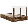 vidaXL Lit de Rangement Ch&ecirc;ne fum&eacute; 135 x 190 cm Bois d'ing&eacute;nierie