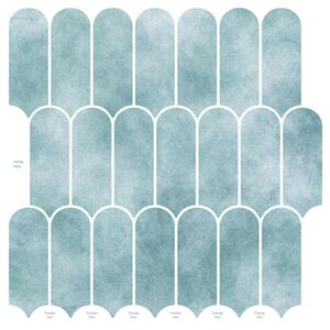 vidaXL Carreau en Plume 20 pcs Vert 30 x 30 cm Polyur&eacute;thane et PET