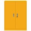 vidaXL Armoire de rangement Jaune moutarde 80 x 40 x 105 cm Acier
