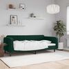 vidaXL Lit de repos sans matelas vert foncé 90x200 cm velours
