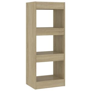 vidaXL Biblioth&egrave;que/s&eacute;parateur de pi&egrave;ce ch&ecirc;ne sonoma bois d'ing&eacute;nierie