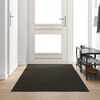 vidaXL Tapis d'entr&eacute;e Autre Noir 120 x 250 cm Polypropyl&egrave;ne et vinyle