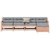 vidaXL Salon de jardin 5 pcs avec coussins bois massif douglas