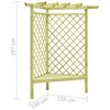 vidaXL Pergola d'angle avec si&egrave;ge 130x130x197 cm Pin impr&eacute;gn&eacute;