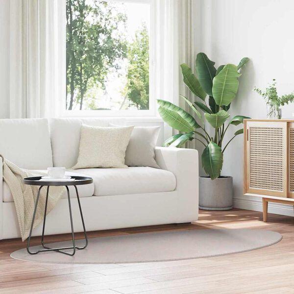 vidaXL Tapis de surface HUARTE Couleur sable 100 x 200 cm Polyester