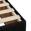 vidaXL Sommier &agrave; lattes de lit avec matelas Noir 180x200 cm Tissu