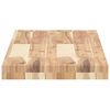 vidaXL &Eacute;tag&egrave;res flottantes 2 pcs 100x30x4 cm acacia massif non trait&eacute;