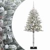 vidaXL Arbre de No&euml;l Artificiel avec Boule 120 cm 150 LED Blanc chaud