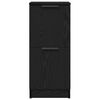 vidaXL Buffet Ch&ecirc;ne noir 30 x 30 x 70 cm Bois d'ing&eacute;nierie