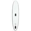 vidaXL Ensemble de planche SUP gonflable avec voile Noir et blanc