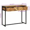 vidaXL Table console Marron 90 x 35 x 75 cm Bois d'Acacia Massif