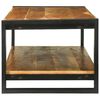 vidaXL Table basse Marron 120 x 50 x 38 cm Bois d'acacia massif