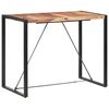 vidaXL Table de bar 140x70x110 cm Bois solide